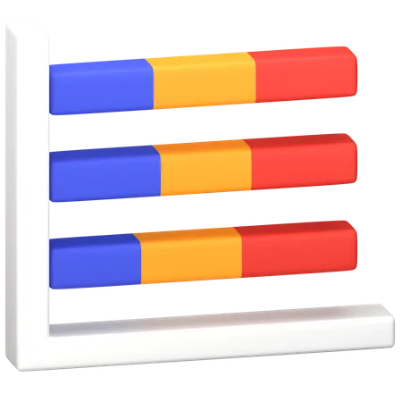 Balkendiagramm  3D Icon