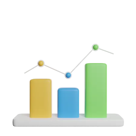 Balkendiagramm  3D Icon