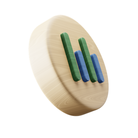 Balkendiagramm  3D Icon