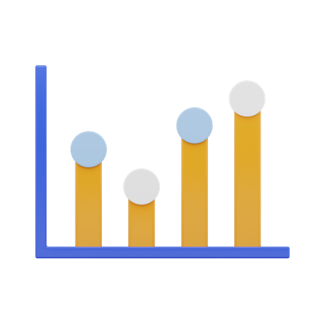 Balkendiagramm  3D Icon