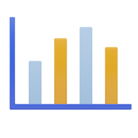 Balkendiagramm  3D Icon