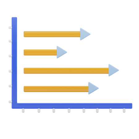 Balkendiagramm  3D Icon