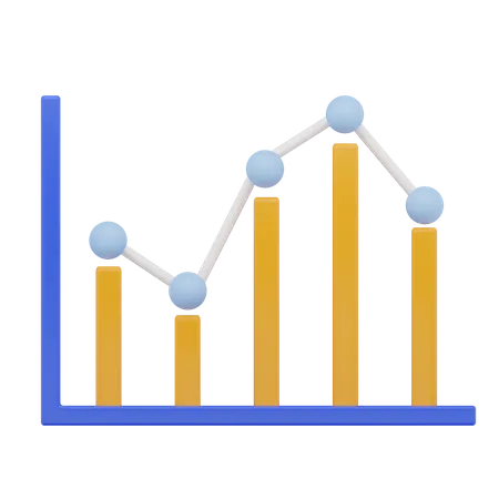 Balkendiagramm  3D Icon