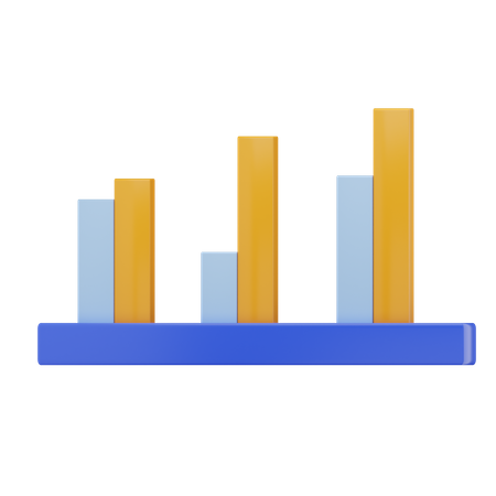 Balkendiagramm  3D Icon