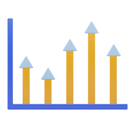 Balkendiagramm  3D Icon