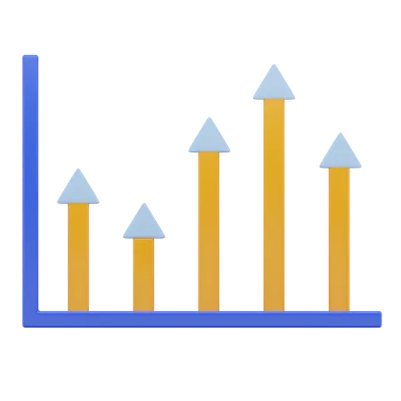 Balkendiagramm  3D Icon