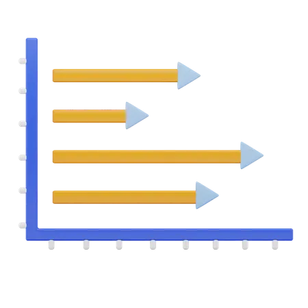 Balkendiagramm  3D Icon