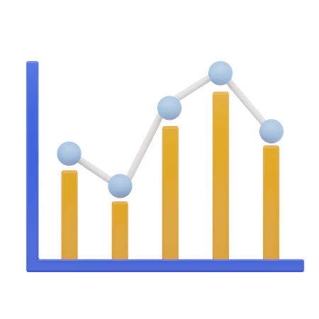 Balkendiagramm  3D Icon