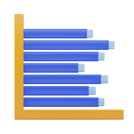 Balkendiagramm  3D Icon