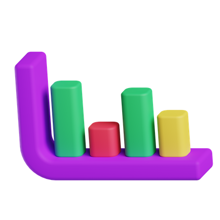 Balkendiagramm  3D Icon