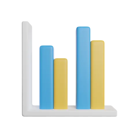 Balkendiagramm  3D Icon