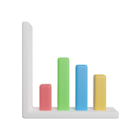 Balkendiagramm  3D Icon