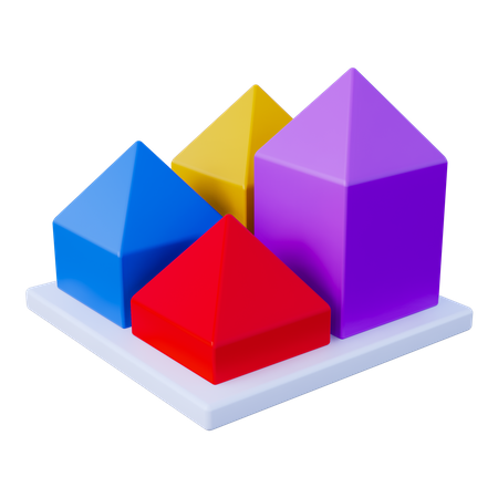 Balkendiagramm  3D Icon