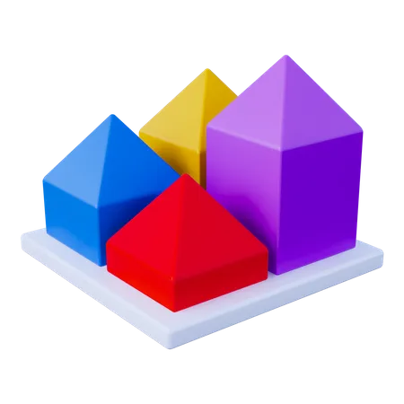 Balkendiagramm  3D Icon