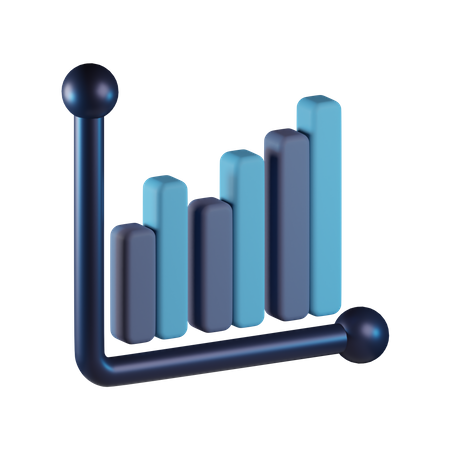 Balkendiagramm  3D Icon