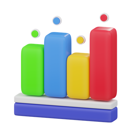 Balkendiagramm  3D Icon