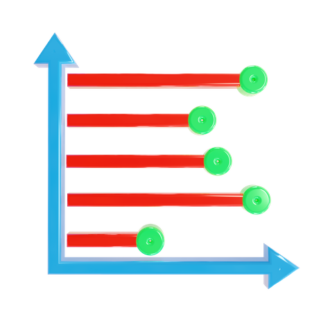 Balkendiagramm  3D Icon