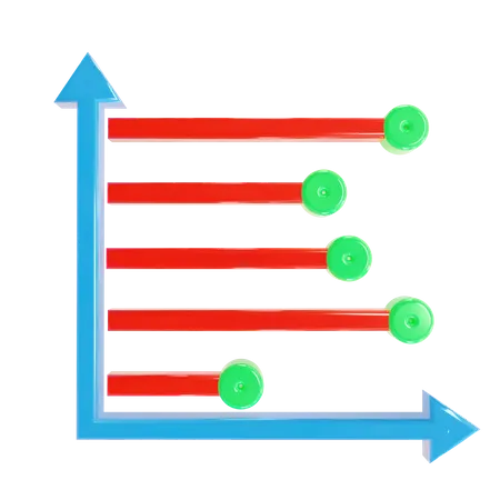 Balkendiagramm  3D Icon