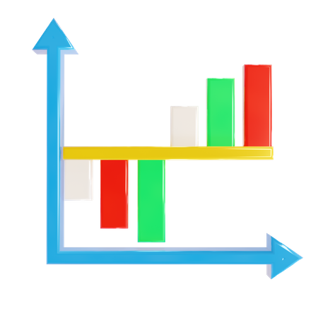 Balkendiagramm  3D Icon