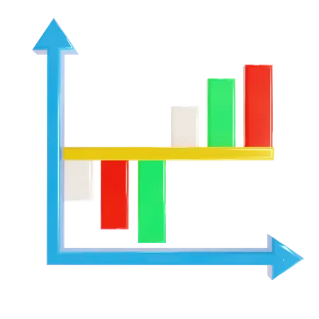 Balkendiagramm  3D Icon