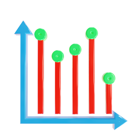 Balkendiagramm  3D Icon