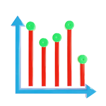 Balkendiagramm  3D Icon