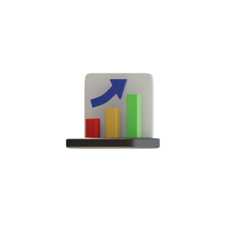 Balkendiagramm  3D Icon