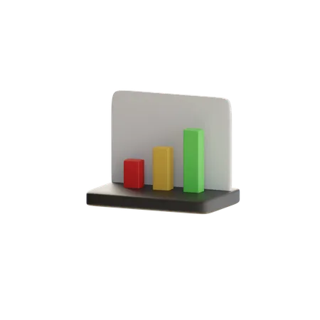 Balkendiagramm  3D Icon