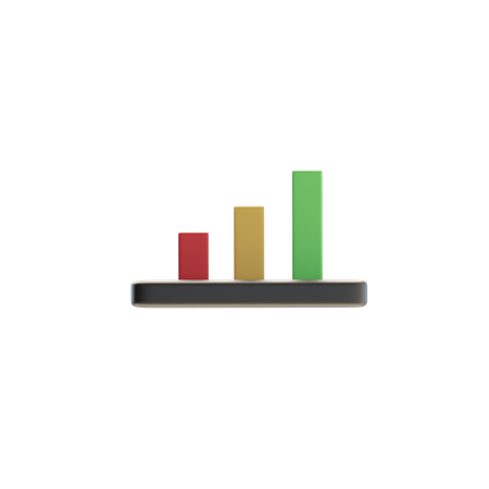 Balkendiagramm  3D Icon