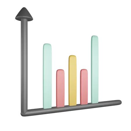 Balkendiagramm  3D Icon