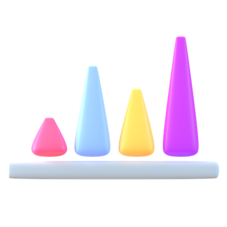 Balkendiagramm  3D Icon