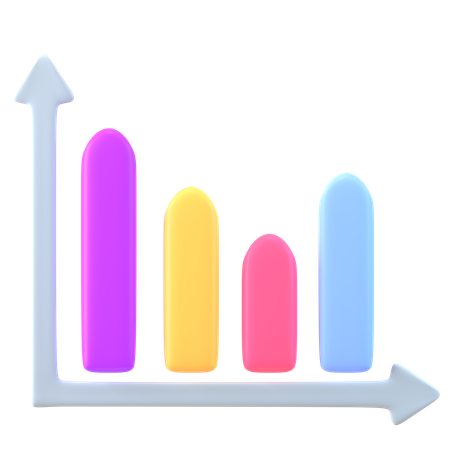 Balkendiagramm  3D Icon