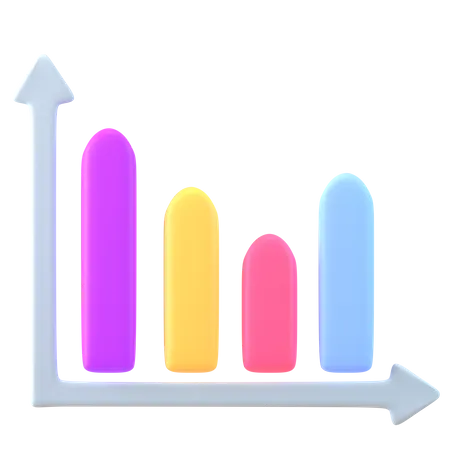 Balkendiagramm  3D Icon