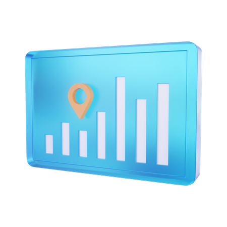 Balkendiagramm  3D Icon