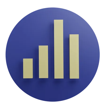 Balkendiagramm  3D Icon