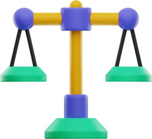 Balkenwaage  3D Icon