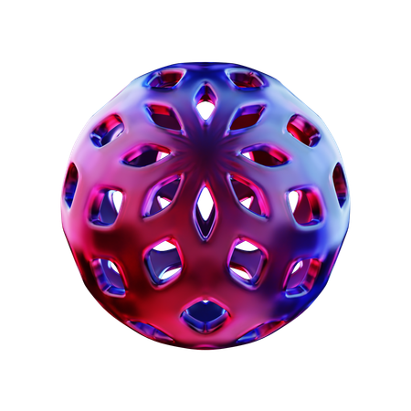 Ball Abstract Shape  3D Icon