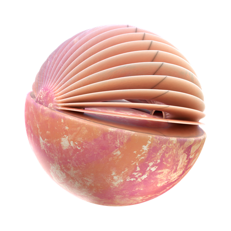 Ball Abstract Shape  3D Icon