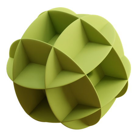 Ball Abstract Shape  3D Icon