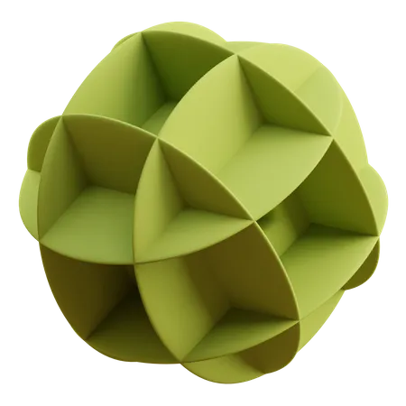 Ball Abstract Shape  3D Icon