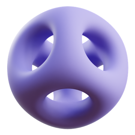 Ball Abstract Shape  3D Icon