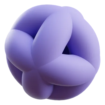 Ball Abstract Shape  3D Icon