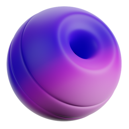 Ball Abstract Shape  3D Icon