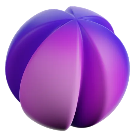 Ball Abstract Shape  3D Icon