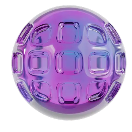 Ball Abstract Shape  3D Icon