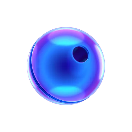 Ball Abstract Shape  3D Icon