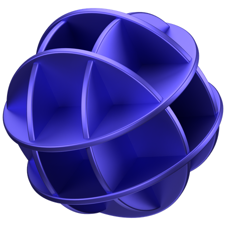 Ball Abstract Shape  3D Icon