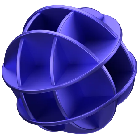 Ball Abstract Shape  3D Icon