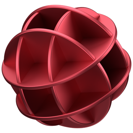 Ball Abstract Shape  3D Icon