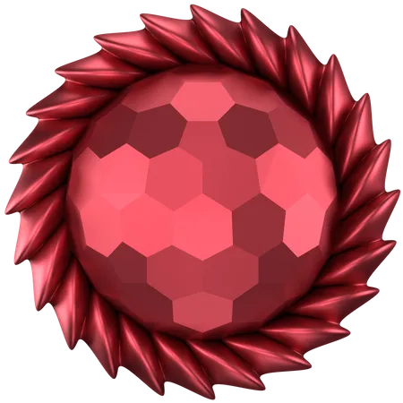 Ball Abstract Shape  3D Icon